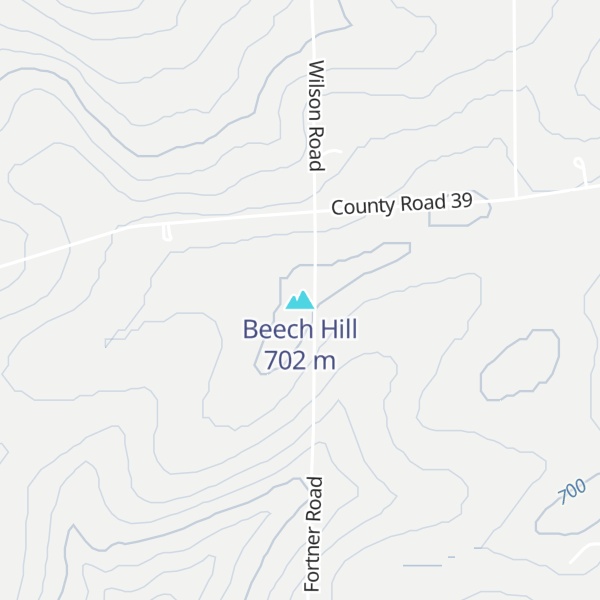 Map of Beech Hill