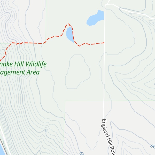 Map of East Hill