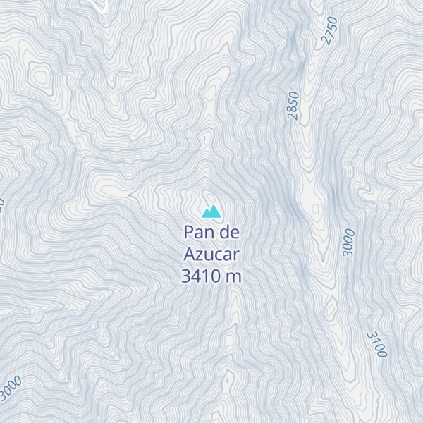 Map of Pan de Azucar
