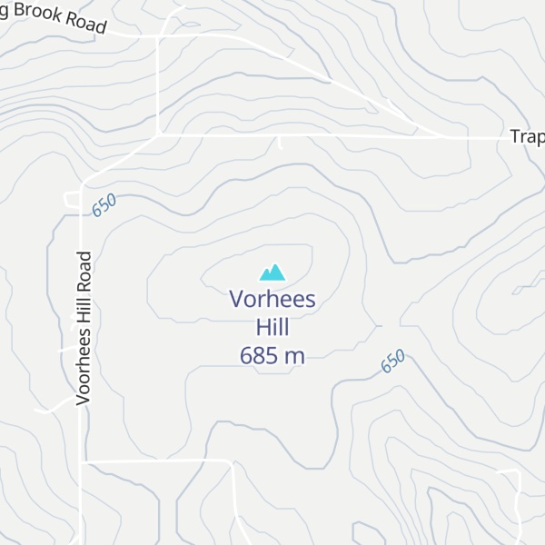 Map of Vorhees Hill