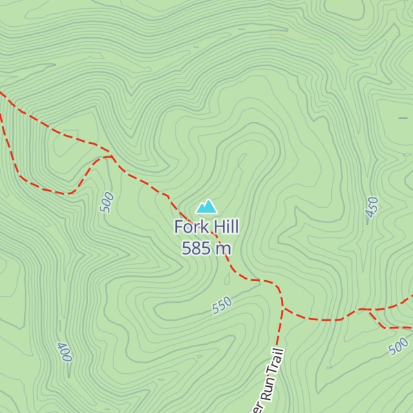 Map of Fork Hill