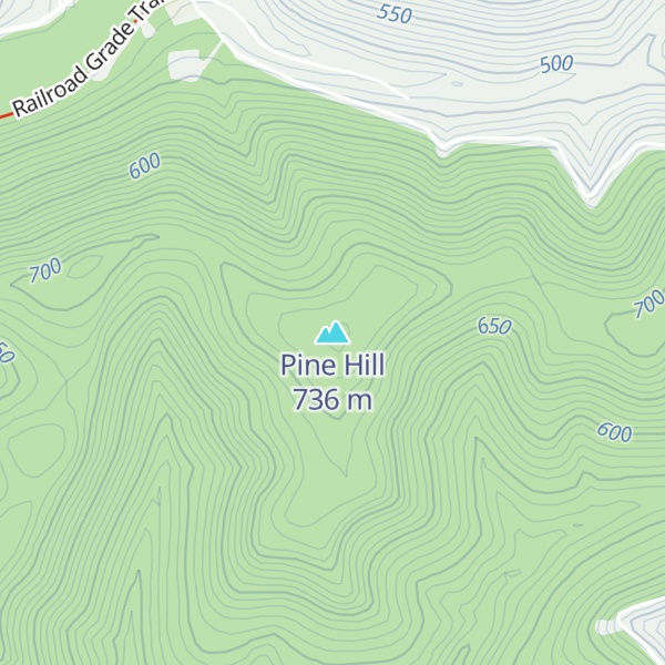 Map of Pine Hill