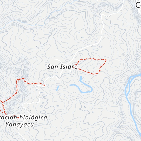 Map of Cabañas San Isidro