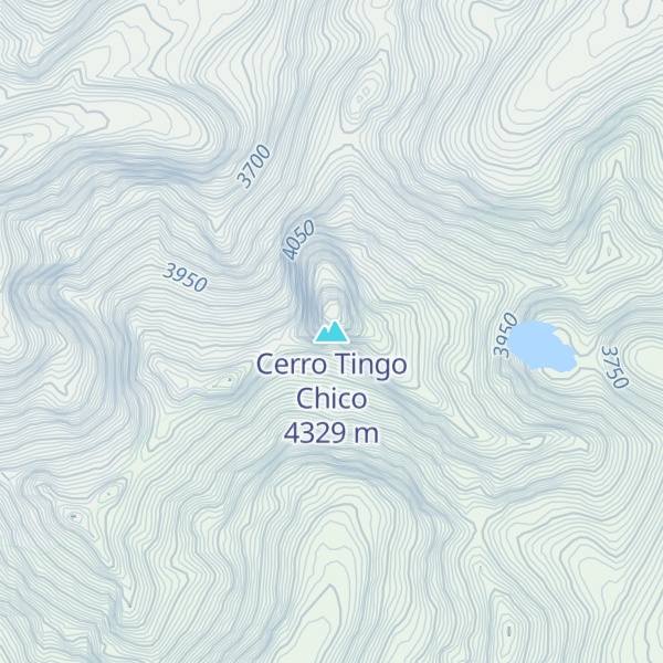 Map of Cerro Tingo Chico