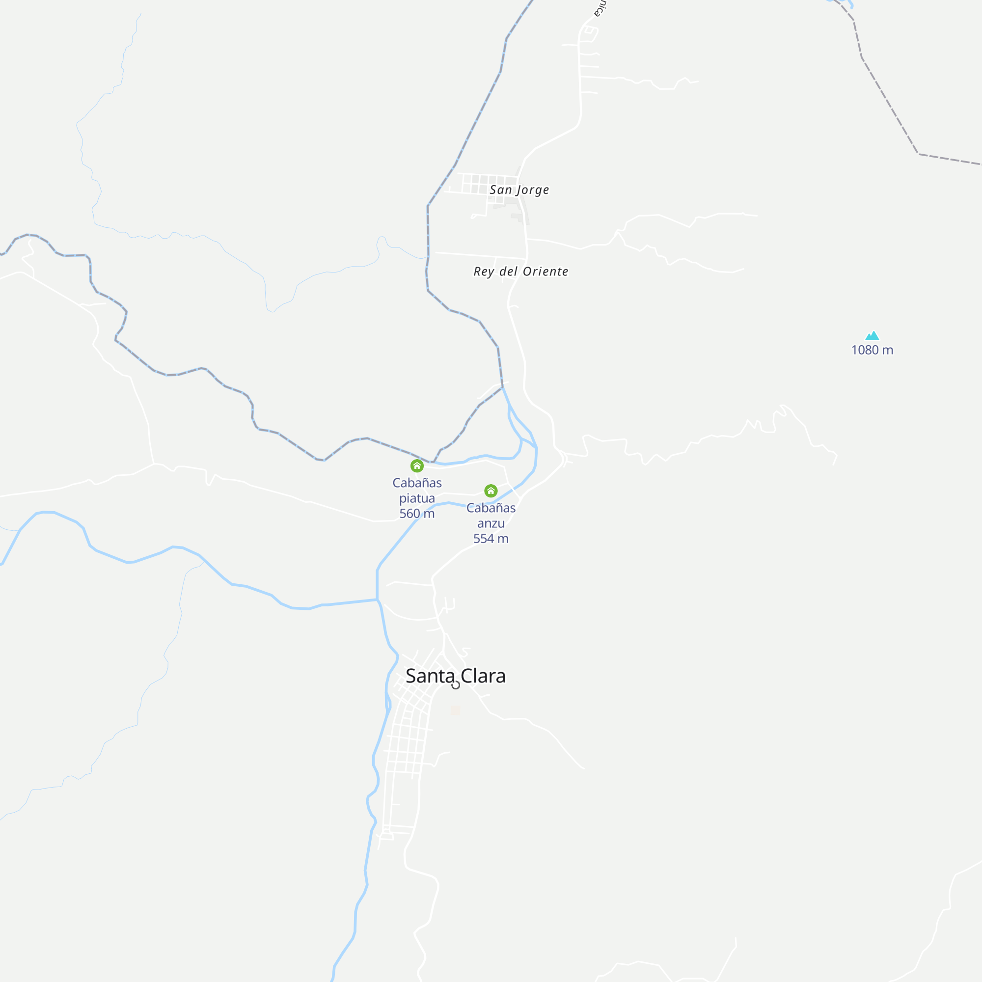 Cabañas anzu map