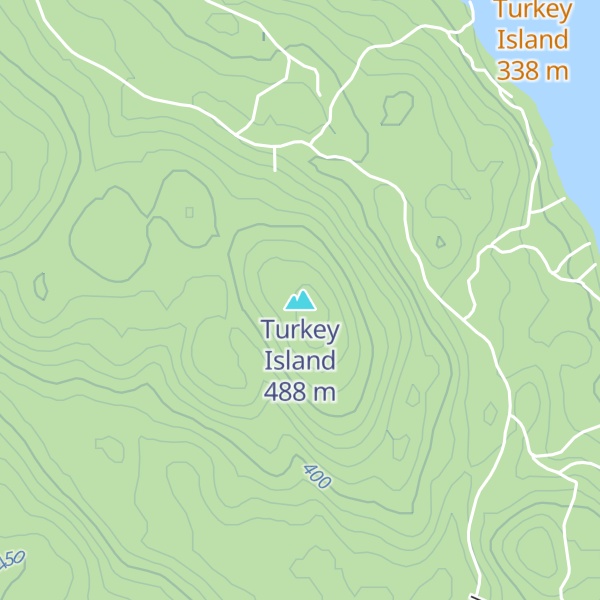 Map of Turkey Island