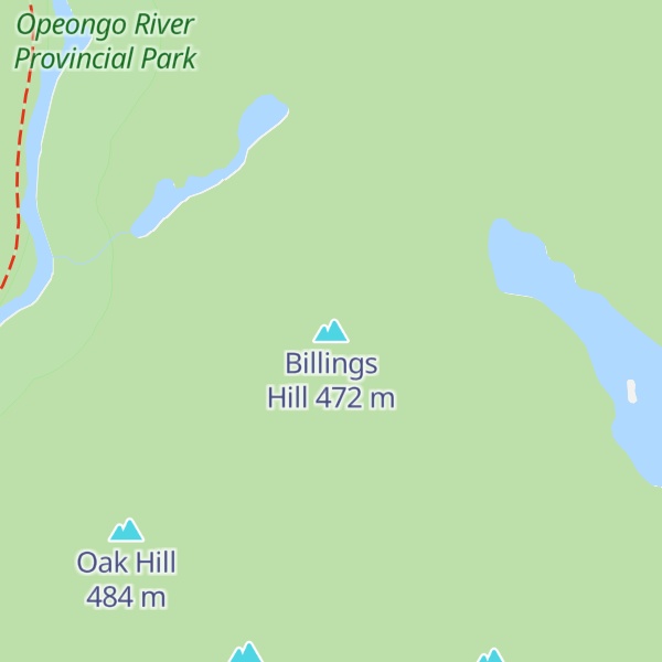 Map of Billings Hill