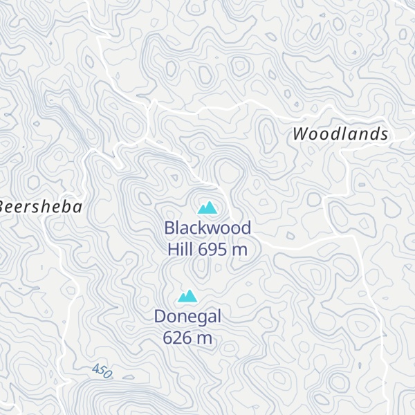 Map of Blackwood Hill