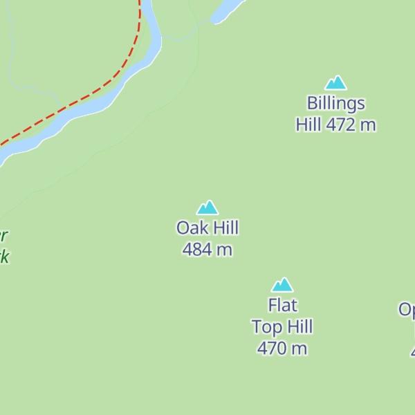 Map of Oak Hill