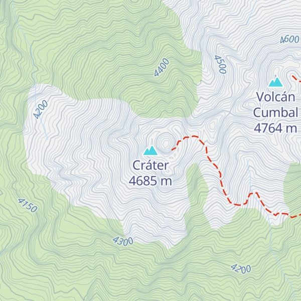Map of Cráter