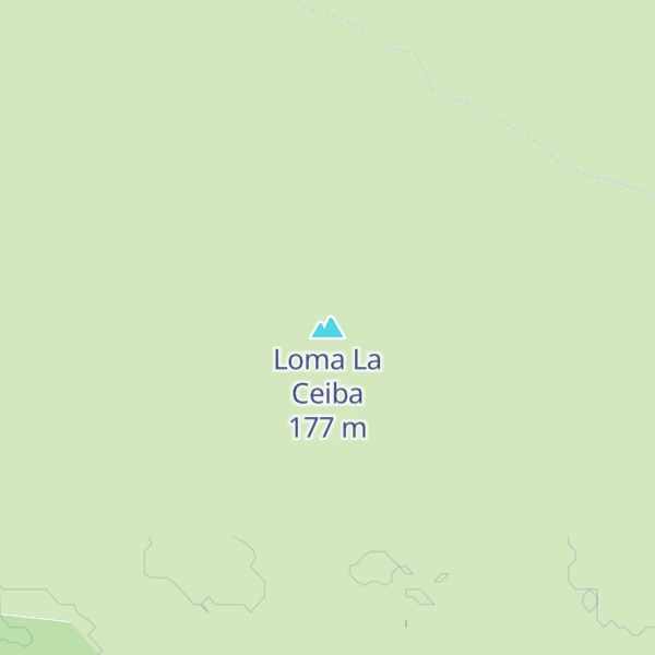 Map of Loma La Ceiba