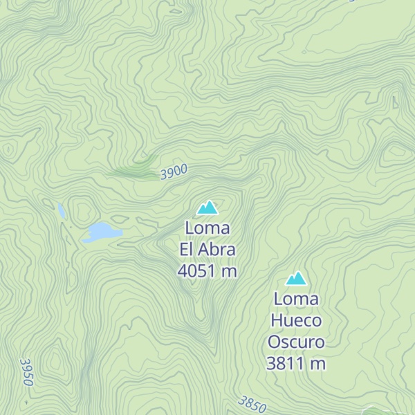 Map of Loma El Abra