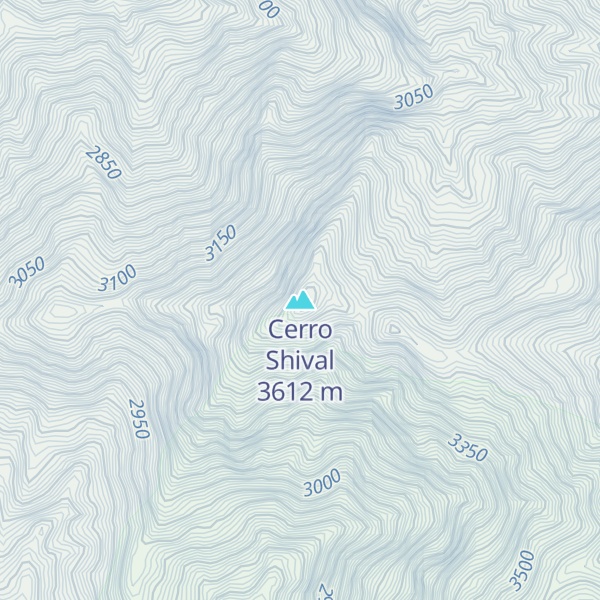 Map of Cerro Shival