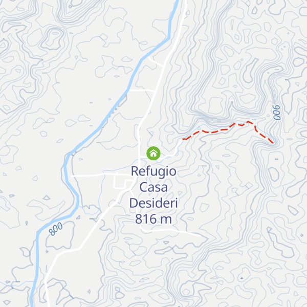 Map of Refugio Casa Desideri