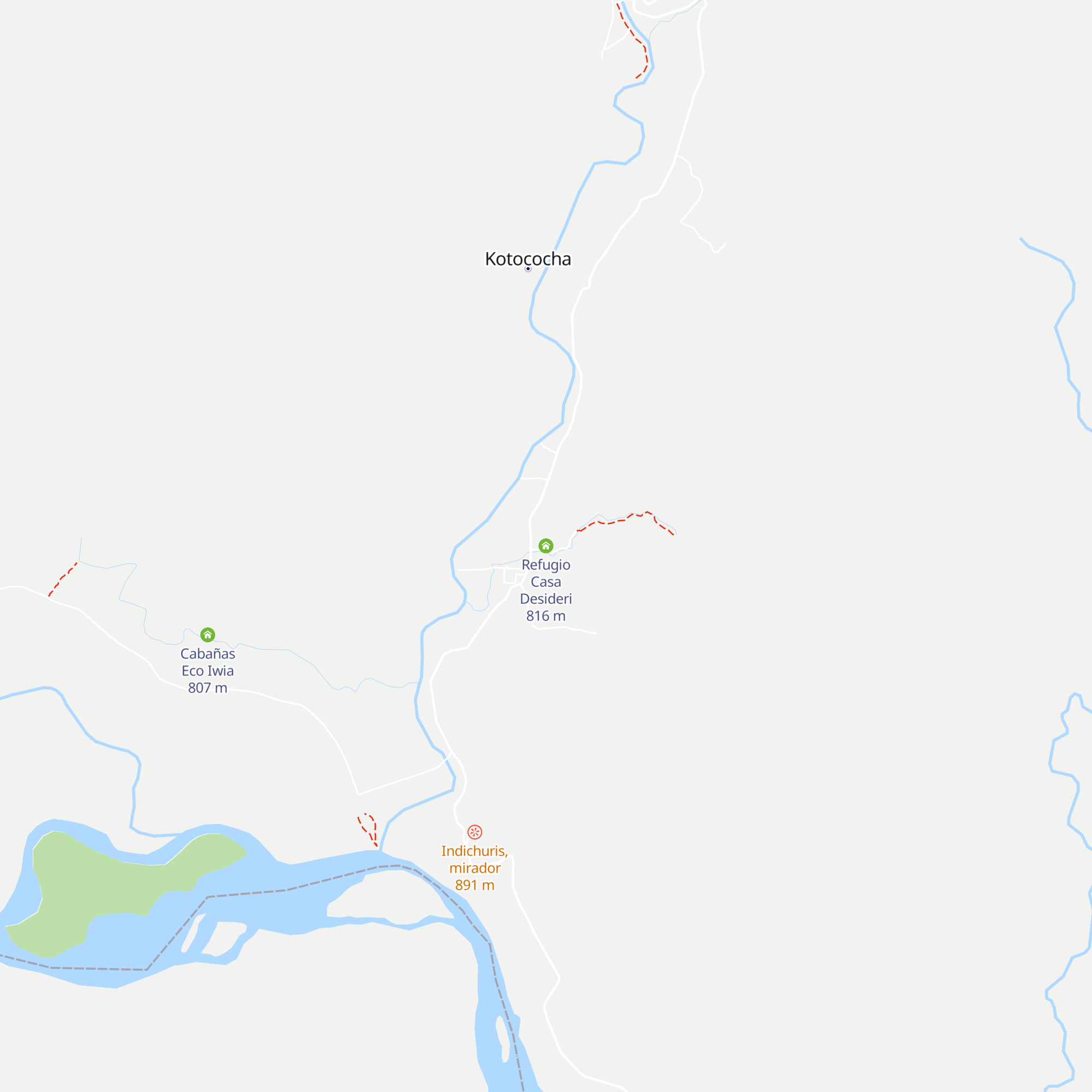 Refugio Casa Desideri map