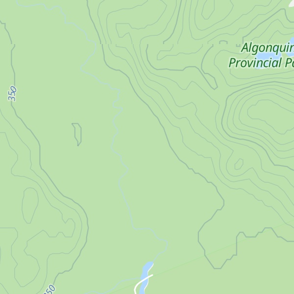 Map of Madawaska Highlands