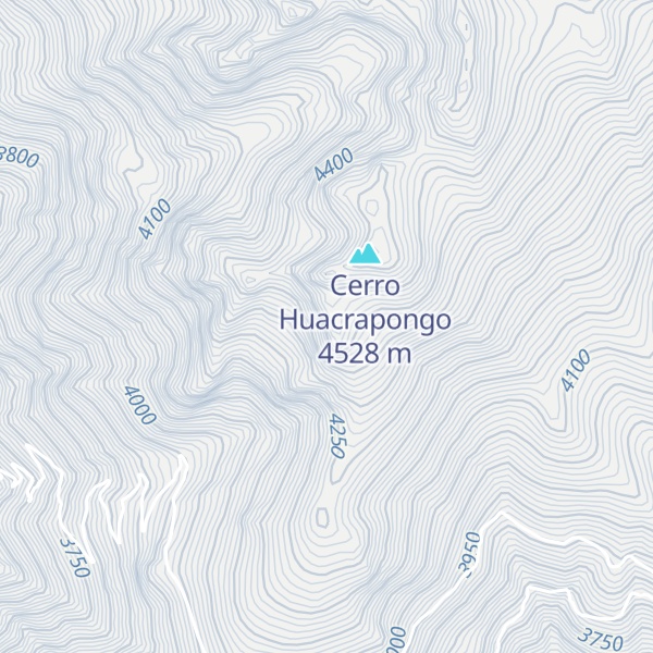 Map of Cerro Checret