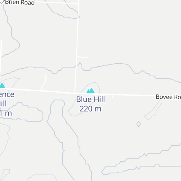 Map of Blue Hill