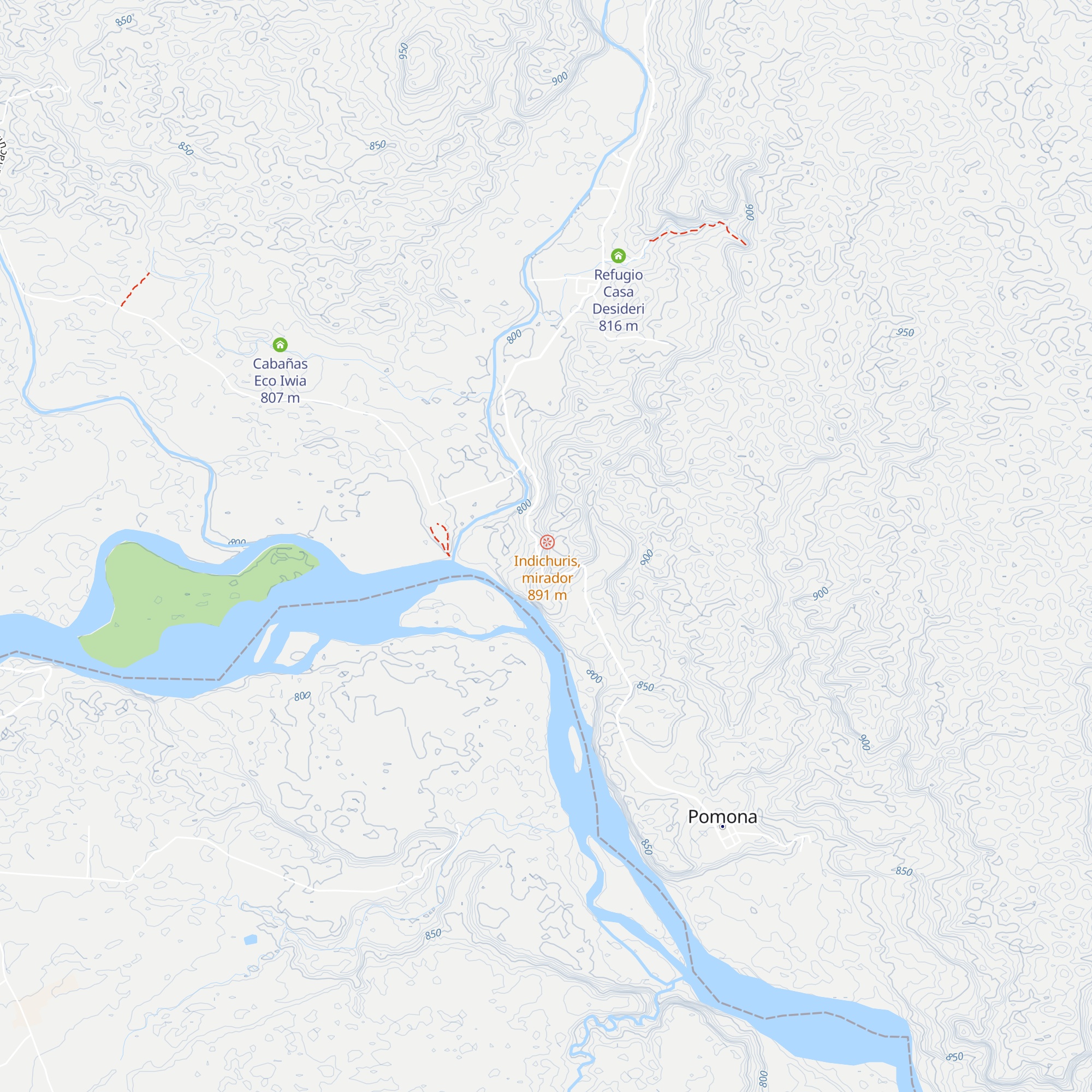 Indi Churis map