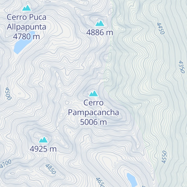 Map of Cerro Pampacancha