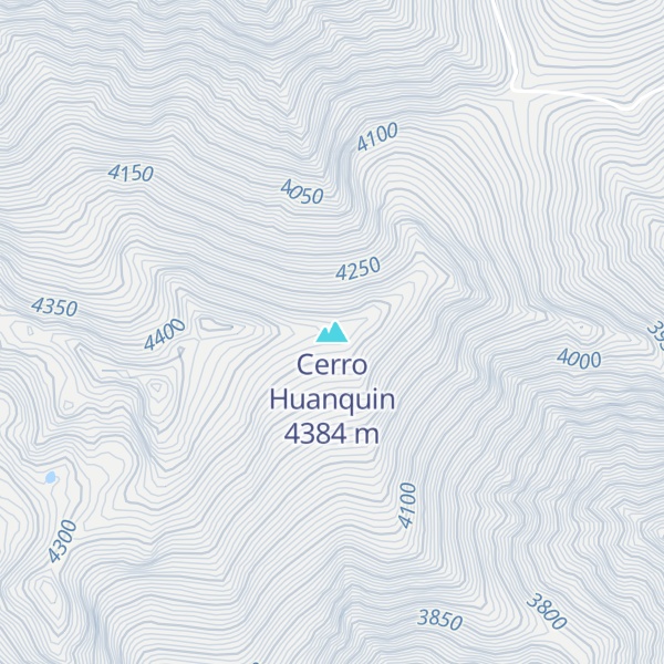Map of Cerro Huanquin