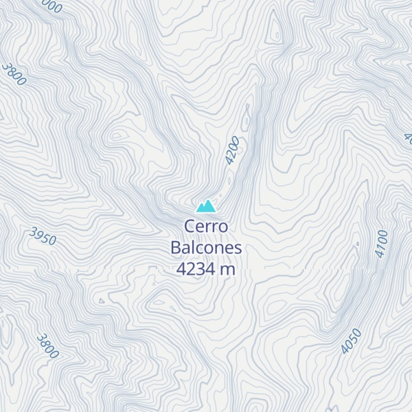 Map of Cerro Balcones