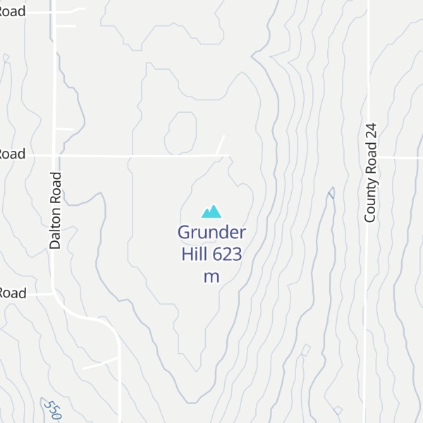 Map of Grunder Hill
