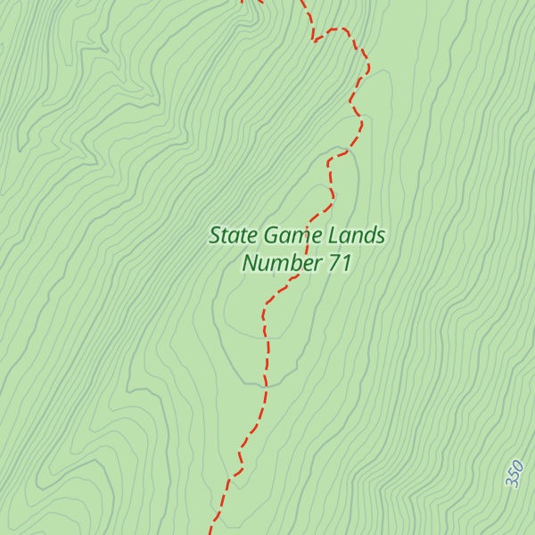 Map of Jacks Mtn 2184
