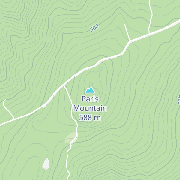 Map of Paris Mountain