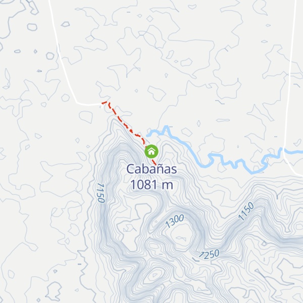 Map of Cabañas