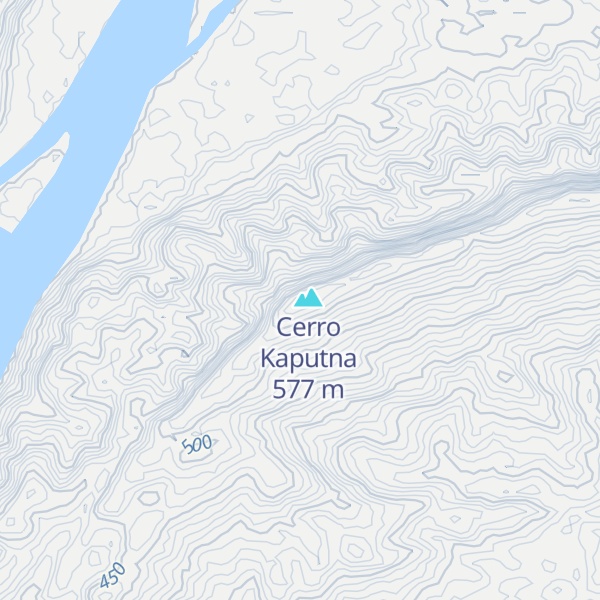 Map of Cerro Huinchinguen