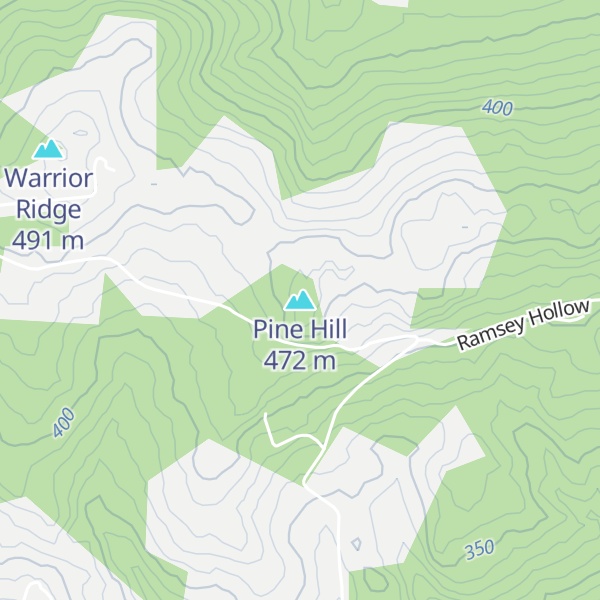 Map of Pine Hill