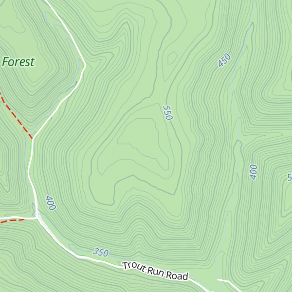 Map of Fork Hill