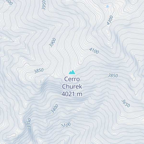 Map of Cerro Churek