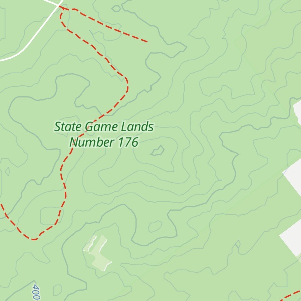 Map of Gatesburg Ridge