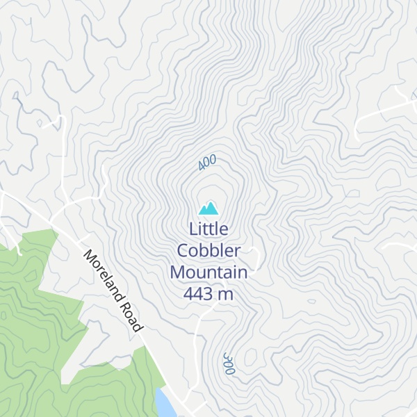 Map of Little Cobbler Mountain