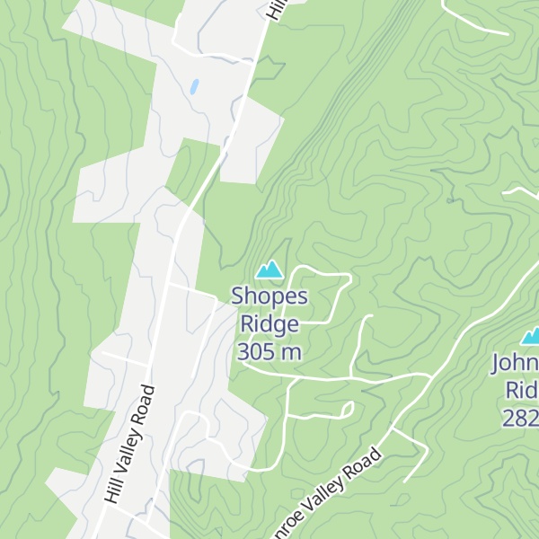 Map of Shopes Ridge