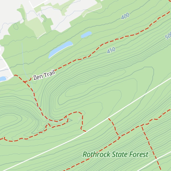 Map of Gobbler Knob