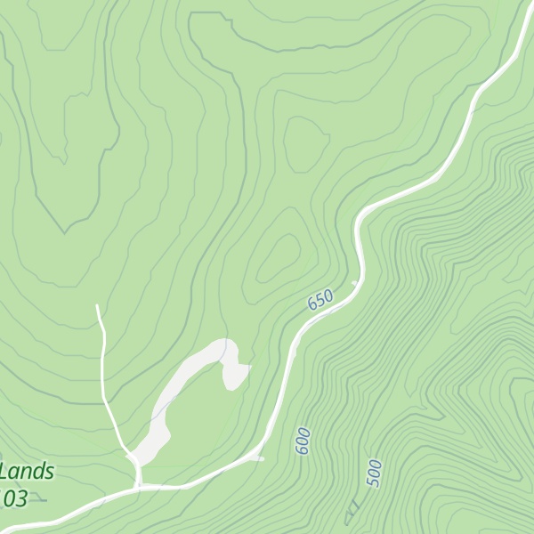 Map of Bear Rocks