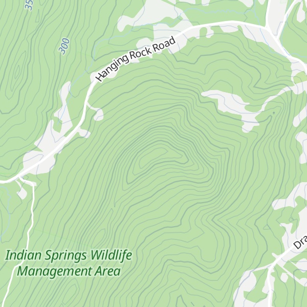 Map of Gillians Knob