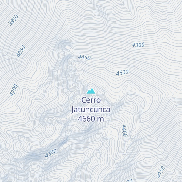Map of Cerro Jatuncunca