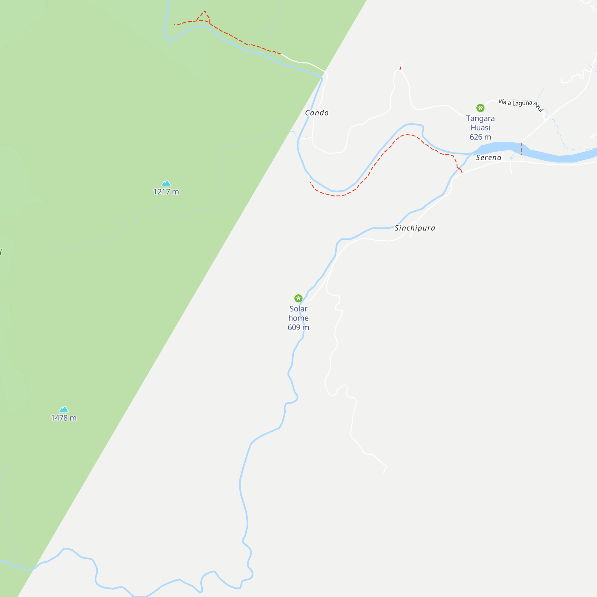 Solar home map