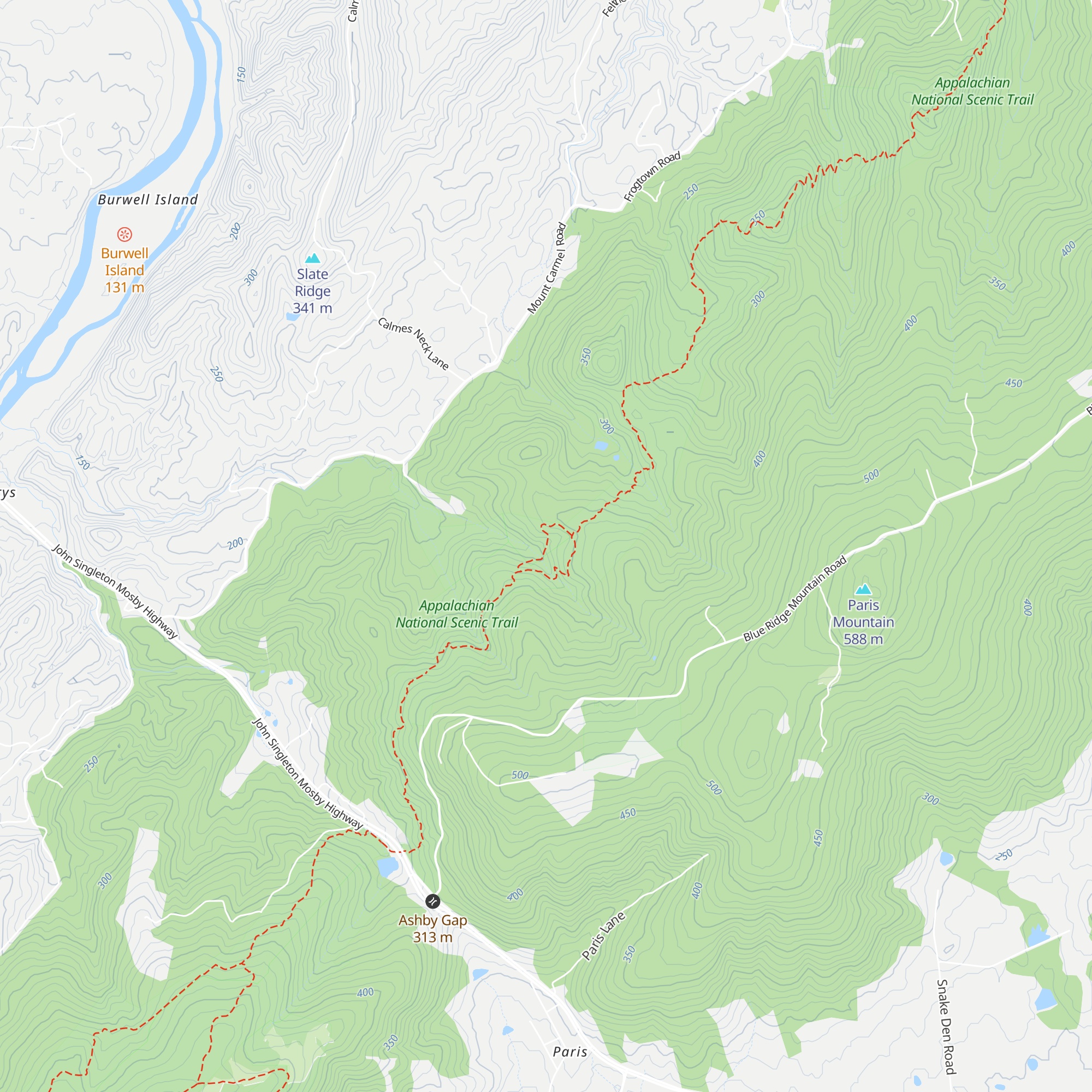 Myron Glaser Cabin map