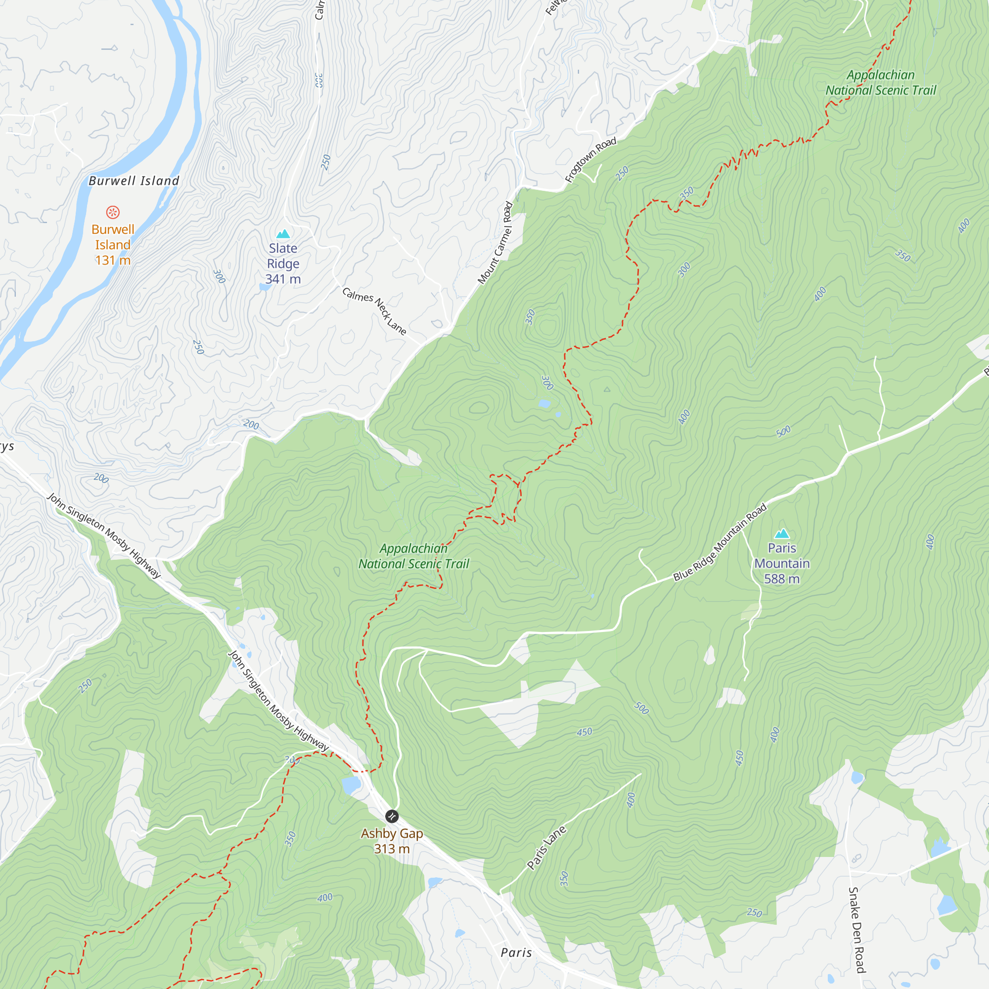 Myron Glaser Cabin map