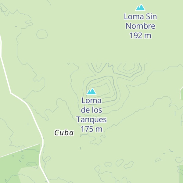 Map of Loma de los Tanques