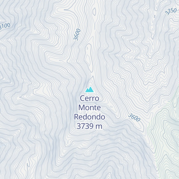 Map of Cerro Monte Redondo