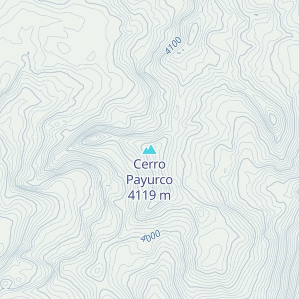 Map of Cerro Payurco