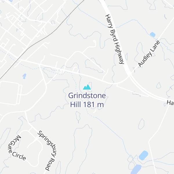 Map of Grindstone Hill