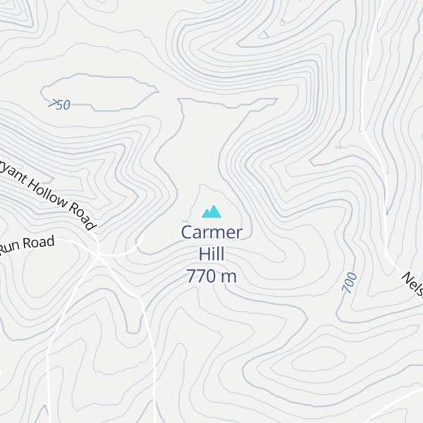 Map of Carmer Hill