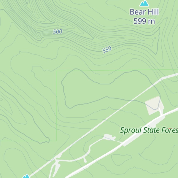 Map of Big Fork Hill